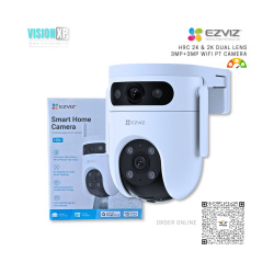 Ezviz H9c 2K+2K (3MP+3MP) Dual-Lens Pan & Tilt Wi-Fi Security Camera